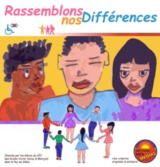 Pochette de Rassemblons nos différences - Recto